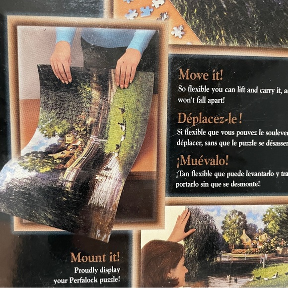 Wrebbit Perfalock “Fluffy on Quilt” 1000 pc Puzzle - Picture 11 of 16